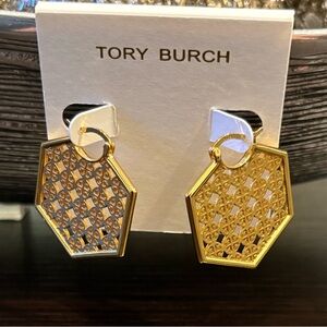 Tory Burch Gold Geometric Earrings